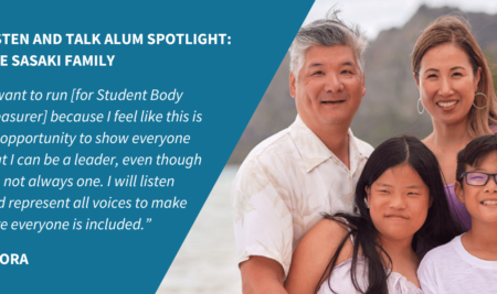 Listen and Talk Alum Family Spotlight: Nora Sasaki